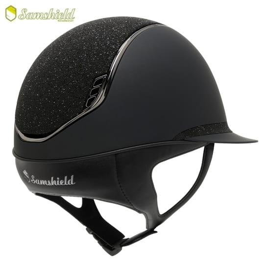 Kask Samshield Miss Shield 2.0 Shadowmatt Crystal Farbic Top+Band Black Chrome