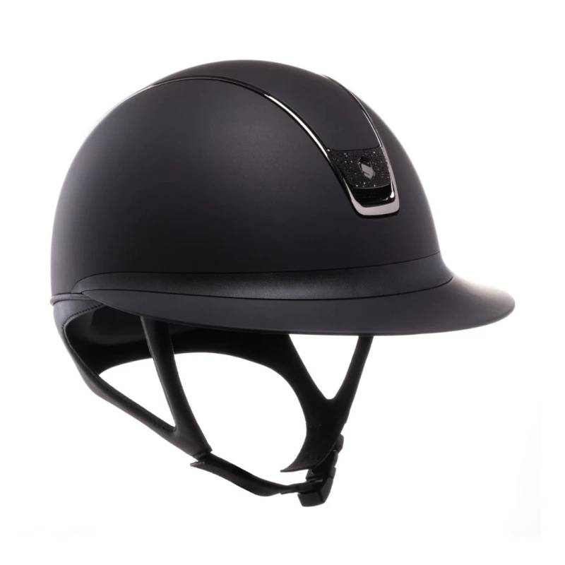 Kask Samshield Miss Shield 2.0 Shadowmatt Crystal Farbic Top+Band Black Chrome